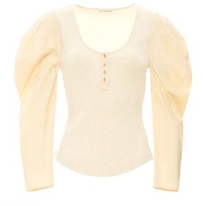 Ulla Johnson Joanne Puff Sleeve Cotton Top
